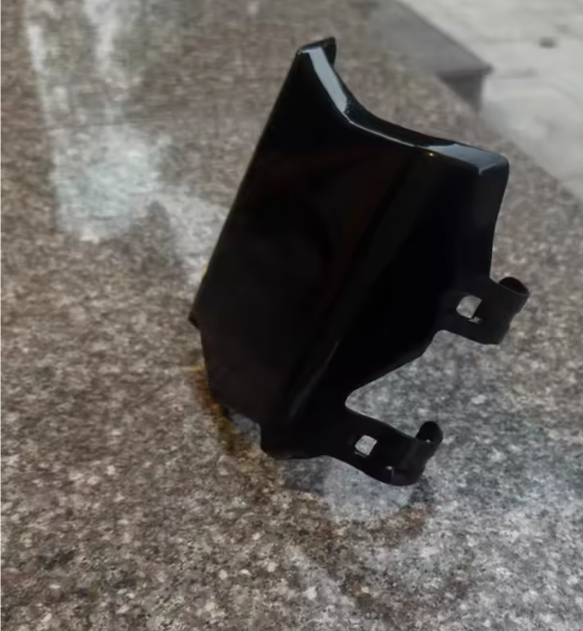 LS CUSTOM DXB Glossy CNC Shield Number Plate